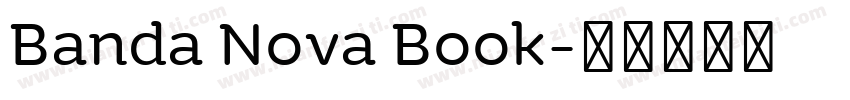 Banda Nova Book字体转换